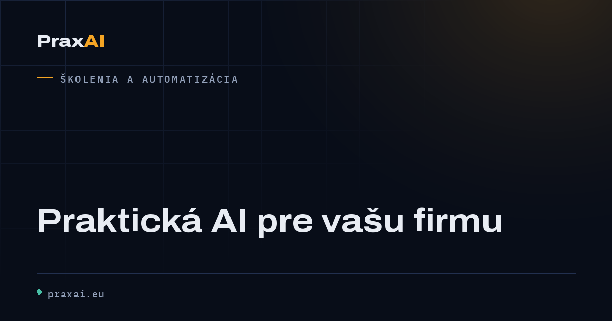 Praktická AI pre vašu firmu | PraxAI